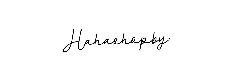 Create a beautiful signature design for name Hahashopby. With this signature (BallpointsItalic-DORy9) fonts, you can make a handwritten signature for free. Hahashopby signature style 11 images and pictures png