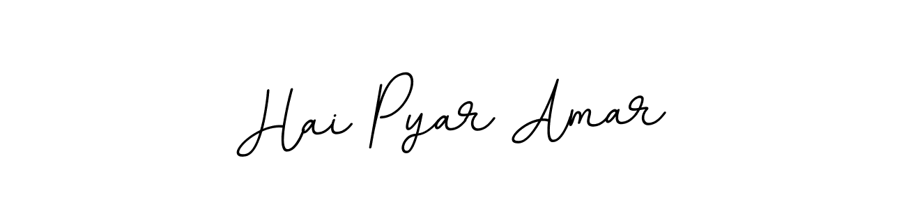 Create a beautiful signature design for name Hai Pyar Amar. With this signature (BallpointsItalic-DORy9) fonts, you can make a handwritten signature for free. Hai Pyar Amar signature style 11 images and pictures png