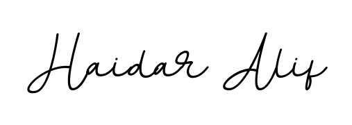 Get an exclusive digital autograph for Haidar Alif. The BallpointsItalic-DORy9 typeface captures the charm of real penmanship on paper. Haidar Alif signature style 11 images and pictures png
