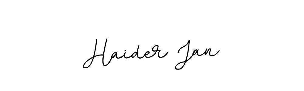You should practise on your own different ways (BallpointsItalic-DORy9) to write your name (Haider Jan) in signature. don't let someone else do it for you. Haider Jan signature style 11 images and pictures png