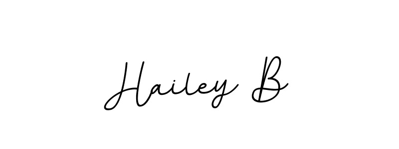 You can use this online signature creator to create a handwritten signature for the name Hailey B. This is the best online autograph maker. Hailey B signature style 11 images and pictures png