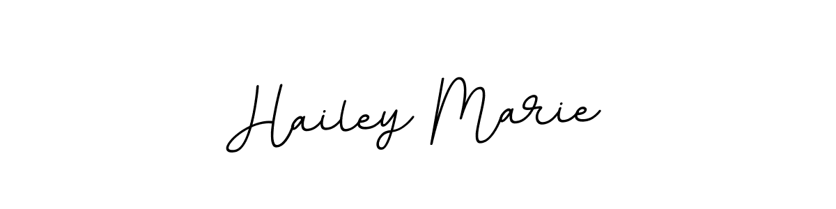 Hailey Marie stylish signature style. Best Handwritten Sign (BallpointsItalic-DORy9) for my name. Handwritten Signature Collection Ideas for my name Hailey Marie. Hailey Marie signature style 11 images and pictures png