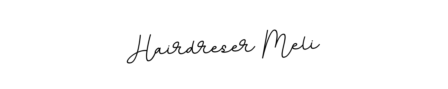 Also we have Hairdreser Meli name is the best signature style. Create professional handwritten signature collection using BallpointsItalic-DORy9 autograph style. Hairdreser Meli signature style 11 images and pictures png