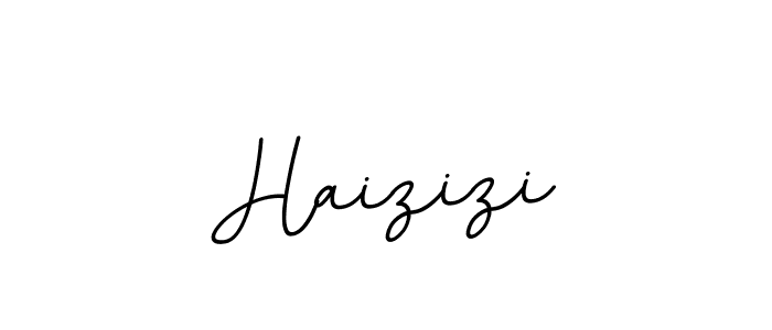 Design your own signature with our free online signature maker. With this signature software, you can create a handwritten (BallpointsItalic-DORy9) signature for name Haizizi. Haizizi signature style 11 images and pictures png