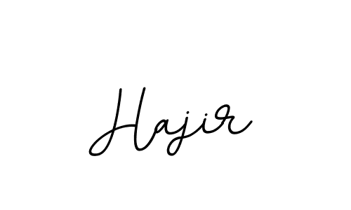 Make a beautiful signature design for name Hajir. With this signature (BallpointsItalic-DORy9) style, you can create a handwritten signature for free. Hajir signature style 11 images and pictures png