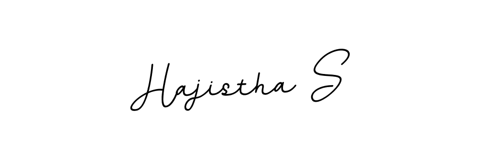 Create a beautiful signature design for name Hajistha S. With this signature (BallpointsItalic-DORy9) fonts, you can make a handwritten signature for free. Hajistha S signature style 11 images and pictures png