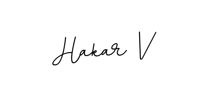 Design your own signature with our free online signature maker. With this signature software, you can create a handwritten (BallpointsItalic-DORy9) signature for name Hakar V. Hakar V signature style 11 images and pictures png