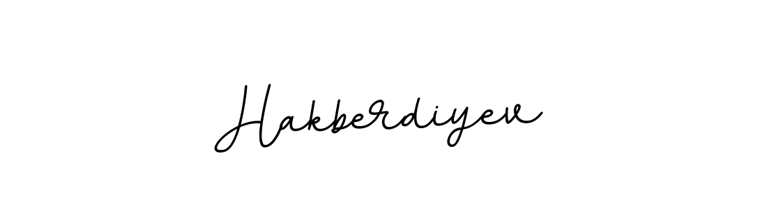 Hakberdiyev stylish signature style. Best Handwritten Sign (BallpointsItalic-DORy9) for my name. Handwritten Signature Collection Ideas for my name Hakberdiyev. Hakberdiyev signature style 11 images and pictures png