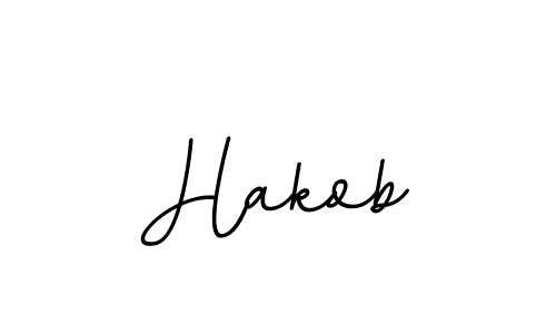 Use a signature maker to create a handwritten signature online. With this signature software, you can design (BallpointsItalic-DORy9) your own signature for name Hakob. Hakob signature style 11 images and pictures png
