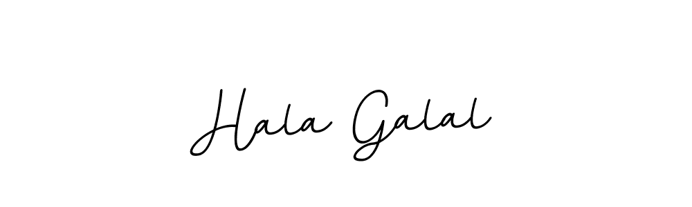 Design your own signature with our free online signature maker. With this signature software, you can create a handwritten (BallpointsItalic-DORy9) signature for name Hala Galal. Hala Galal signature style 11 images and pictures png