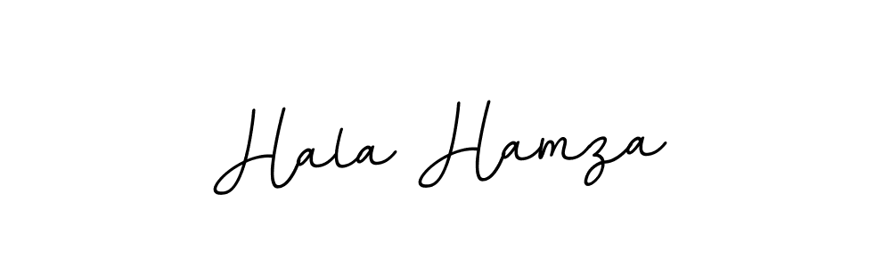 Create a beautiful signature design for name Hala Hamza. With this signature (BallpointsItalic-DORy9) fonts, you can make a handwritten signature for free. Hala Hamza signature style 11 images and pictures png