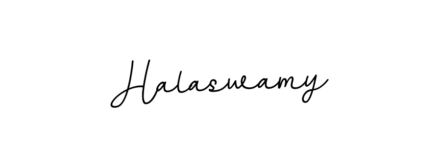 Halaswamy stylish signature style. Best Handwritten Sign (BallpointsItalic-DORy9) for my name. Handwritten Signature Collection Ideas for my name Halaswamy. Halaswamy signature style 11 images and pictures png