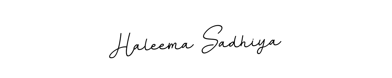BallpointsItalic-DORy9 is a professional signature style that is perfect for those who want to add a touch of class to their signature. It is also a great choice for those who want to make their signature more unique. Get Haleema Sadhiya name to fancy signature for free. Haleema Sadhiya signature style 11 images and pictures png