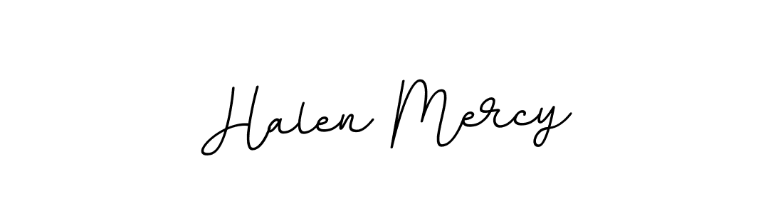 Check out images of Autograph of Halen Mercy name. Actor Halen Mercy Signature Style. BallpointsItalic-DORy9 is a professional sign style online. Halen Mercy signature style 11 images and pictures png