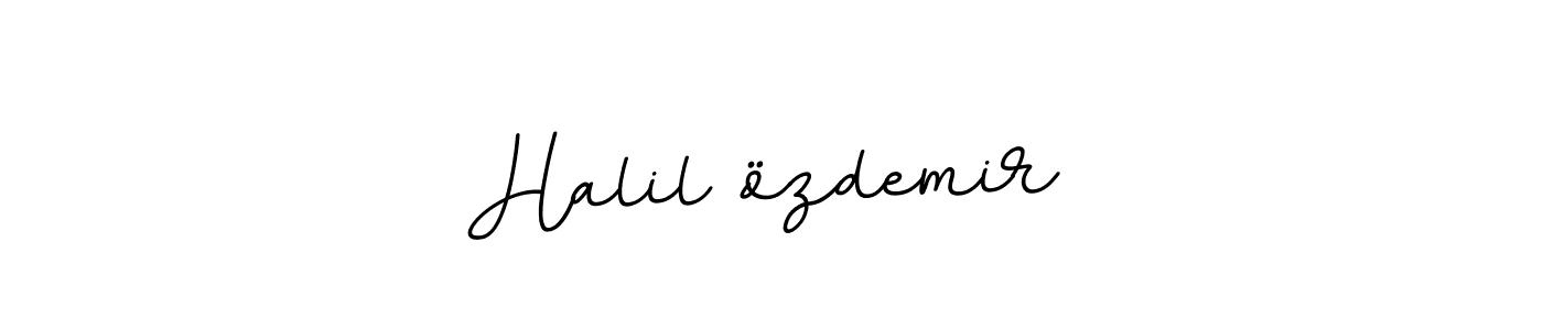 Make a beautiful signature design for name Halil özdemir. With this signature (BallpointsItalic-DORy9) style, you can create a handwritten signature for free. Halil özdemir signature style 11 images and pictures png