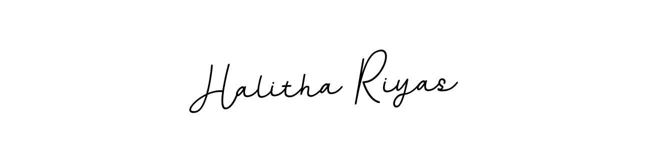 Make a beautiful signature design for name Halitha Riyas. Use this online signature maker to create a handwritten signature for free. Halitha Riyas signature style 11 images and pictures png