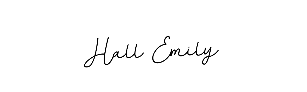 How to make Hall Emily signature? BallpointsItalic-DORy9 is a professional autograph style. Create handwritten signature for Hall Emily name. Hall Emily signature style 11 images and pictures png