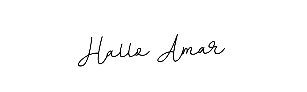 Use a signature maker to create a handwritten signature online. With this signature software, you can design (BallpointsItalic-DORy9) your own signature for name Hallo Amar. Hallo Amar signature style 11 images and pictures png