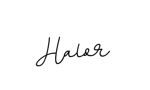 You should practise on your own different ways (BallpointsItalic-DORy9) to write your name (Halor) in signature. don't let someone else do it for you. Halor signature style 11 images and pictures png
