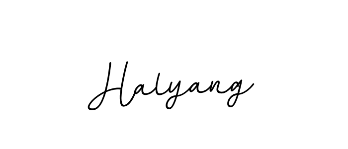 The best way (BallpointsItalic-DORy9) to make a short signature is to pick only two or three words in your name. The name Halyang include a total of six letters. For converting this name. Halyang signature style 11 images and pictures png