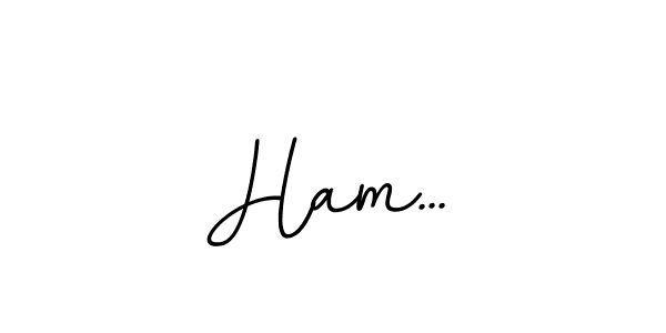 Ham... stylish signature style. Best Handwritten Sign (BallpointsItalic-DORy9) for my name. Handwritten Signature Collection Ideas for my name Ham.... Ham... signature style 11 images and pictures png