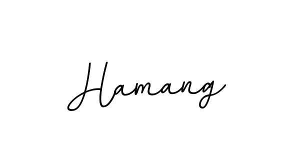 How to make Hamang signature? BallpointsItalic-DORy9 is a professional autograph style. Create handwritten signature for Hamang name. Hamang signature style 11 images and pictures png