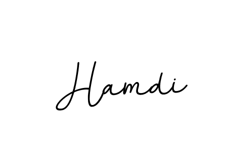 Hamdi stylish signature style. Best Handwritten Sign (BallpointsItalic-DORy9) for my name. Handwritten Signature Collection Ideas for my name Hamdi. Hamdi signature style 11 images and pictures png