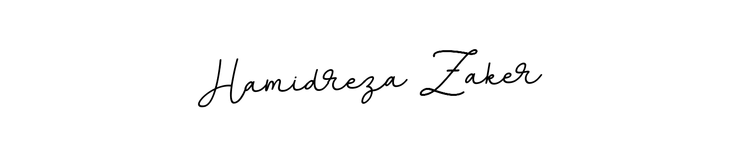 Design your own signature with our free online signature maker. With this signature software, you can create a handwritten (BallpointsItalic-DORy9) signature for name Hamidreza Zaker. Hamidreza Zaker signature style 11 images and pictures png