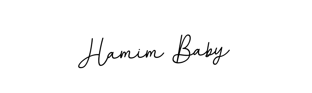 Also we have Hamim Baby name is the best signature style. Create professional handwritten signature collection using BallpointsItalic-DORy9 autograph style. Hamim Baby signature style 11 images and pictures png