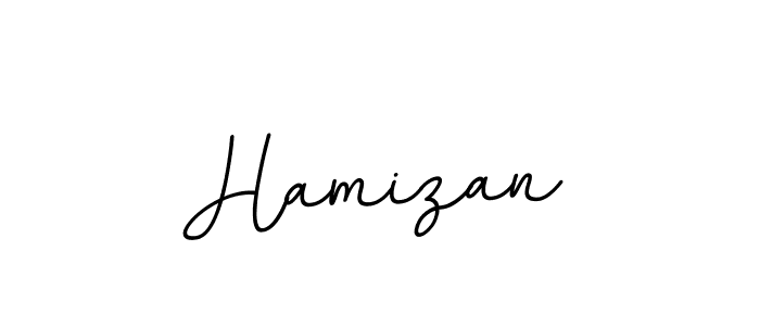 You should practise on your own different ways (BallpointsItalic-DORy9) to write your name (Hamizan) in signature. don't let someone else do it for you. Hamizan signature style 11 images and pictures png