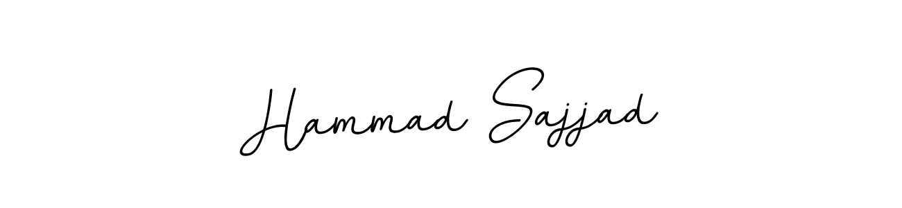 How to make Hammad Sajjad name signature. Use BallpointsItalic-DORy9 style for creating short signs online. This is the latest handwritten sign. Hammad Sajjad signature style 11 images and pictures png