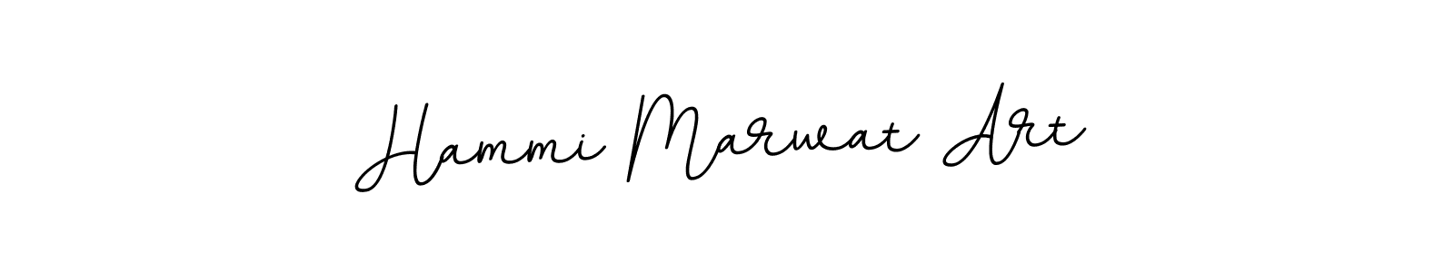 Design your own signature with our free online signature maker. With this signature software, you can create a handwritten (BallpointsItalic-DORy9) signature for name Hammi Marwat Art. Hammi Marwat Art signature style 11 images and pictures png