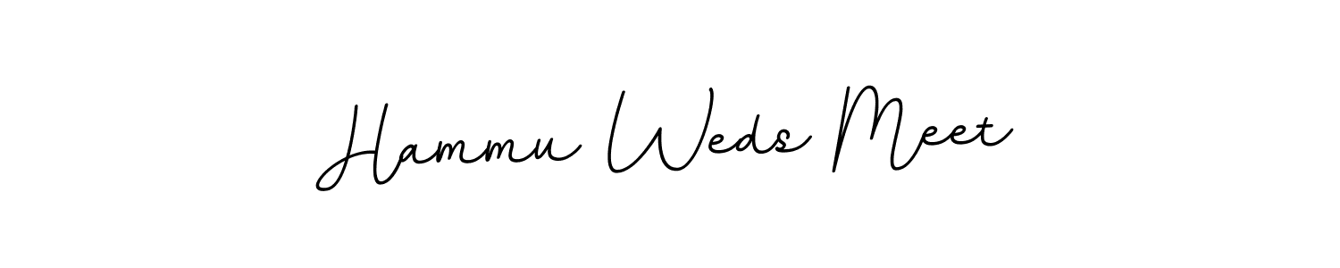 Design your own signature with our free online signature maker. With this signature software, you can create a handwritten (BallpointsItalic-DORy9) signature for name Hammu Weds Meet. Hammu Weds Meet signature style 11 images and pictures png