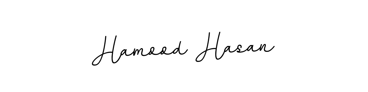 The best way (BallpointsItalic-DORy9) to make a short signature is to pick only two or three words in your name. The name Hamood Hasan include a total of six letters. For converting this name. Hamood Hasan signature style 11 images and pictures png