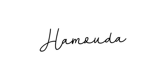 Make a beautiful signature design for name Hamouda. With this signature (BallpointsItalic-DORy9) style, you can create a handwritten signature for free. Hamouda signature style 11 images and pictures png