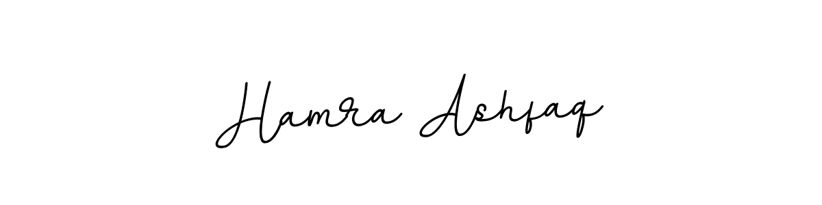 Make a beautiful signature design for name Hamra Ashfaq. With this signature (BallpointsItalic-DORy9) style, you can create a handwritten signature for free. Hamra Ashfaq signature style 11 images and pictures png