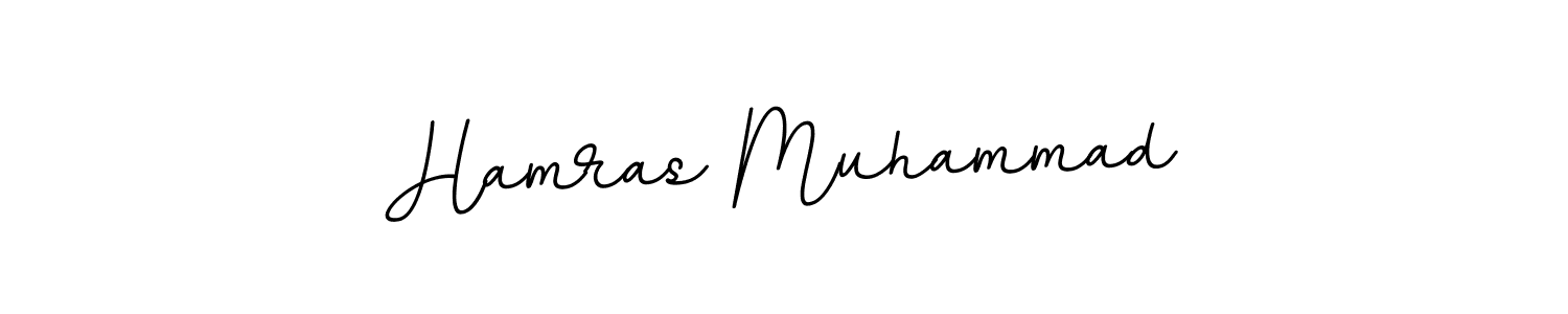 How to make Hamras Muhammad name signature. Use BallpointsItalic-DORy9 style for creating short signs online. This is the latest handwritten sign. Hamras Muhammad signature style 11 images and pictures png