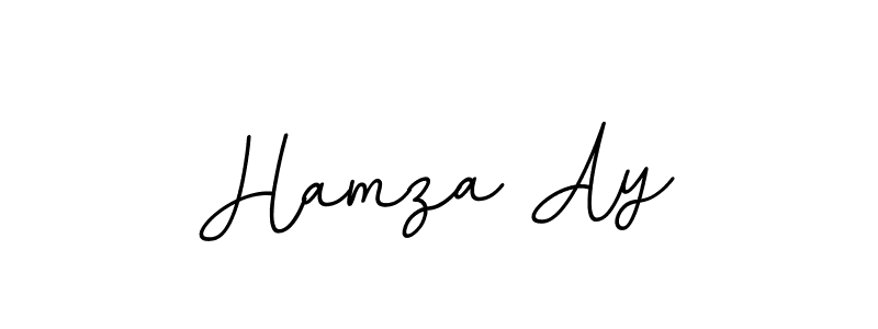 The best way (BallpointsItalic-DORy9) to make a short signature is to pick only two or three words in your name. The name Hamza Ay include a total of six letters. For converting this name. Hamza Ay signature style 11 images and pictures png