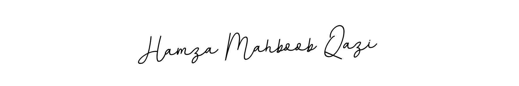 Hamza Mahboob Qazi stylish signature style. Best Handwritten Sign (BallpointsItalic-DORy9) for my name. Handwritten Signature Collection Ideas for my name Hamza Mahboob Qazi. Hamza Mahboob Qazi signature style 11 images and pictures png