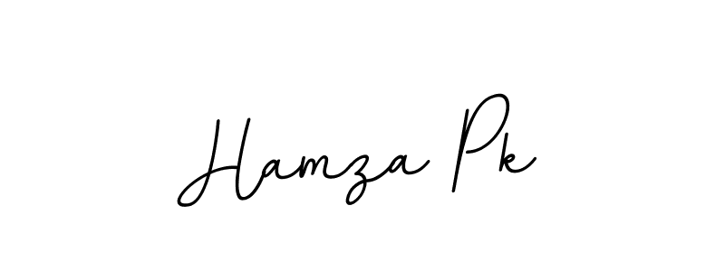 Hamza Pk stylish signature style. Best Handwritten Sign (BallpointsItalic-DORy9) for my name. Handwritten Signature Collection Ideas for my name Hamza Pk. Hamza Pk signature style 11 images and pictures png