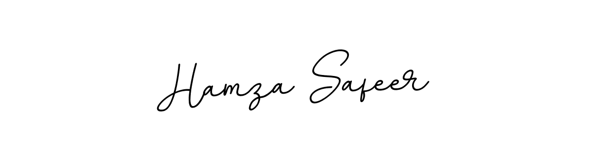 Make a beautiful signature design for name Hamza Safeer. With this signature (BallpointsItalic-DORy9) style, you can create a handwritten signature for free. Hamza Safeer signature style 11 images and pictures png