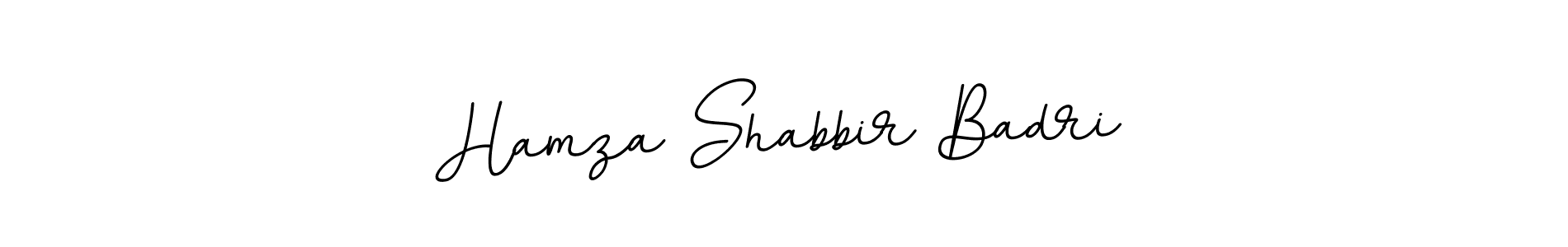 This is the best signature style for the Hamza Shabbir Badri name. Also you like these signature font (BallpointsItalic-DORy9). Mix name signature. Hamza Shabbir Badri signature style 11 images and pictures png