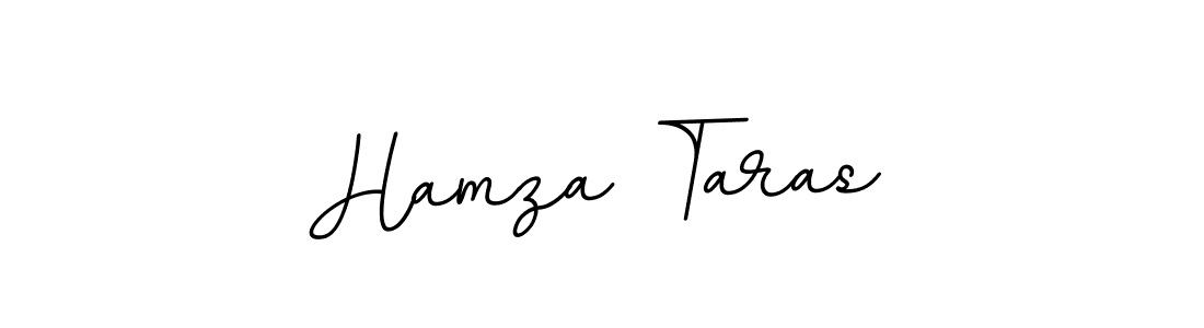 How to make Hamza Taras name signature. Use BallpointsItalic-DORy9 style for creating short signs online. This is the latest handwritten sign. Hamza Taras signature style 11 images and pictures png