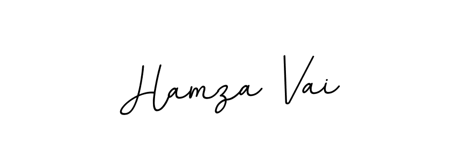Use a signature maker to create a handwritten signature online. With this signature software, you can design (BallpointsItalic-DORy9) your own signature for name Hamza Vai. Hamza Vai signature style 11 images and pictures png