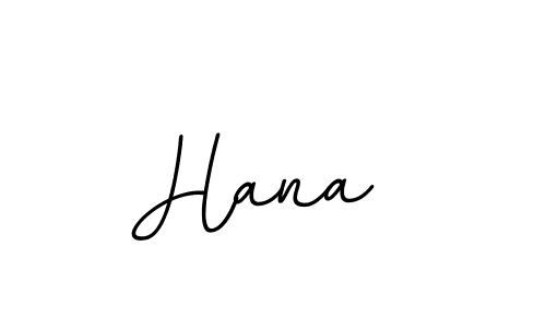 Make a beautiful signature design for name Hana . With this signature (BallpointsItalic-DORy9) style, you can create a handwritten signature for free. Hana  signature style 11 images and pictures png