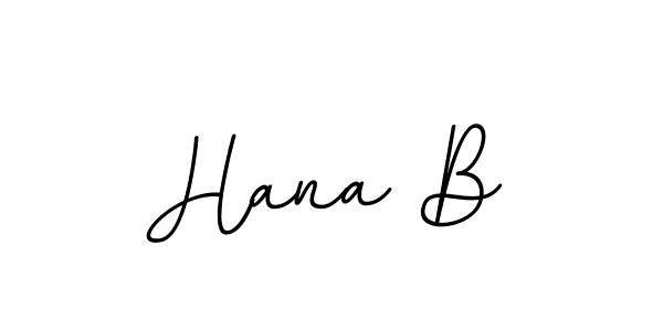 Also we have Hana B name is the best signature style. Create professional handwritten signature collection using BallpointsItalic-DORy9 autograph style. Hana B signature style 11 images and pictures png