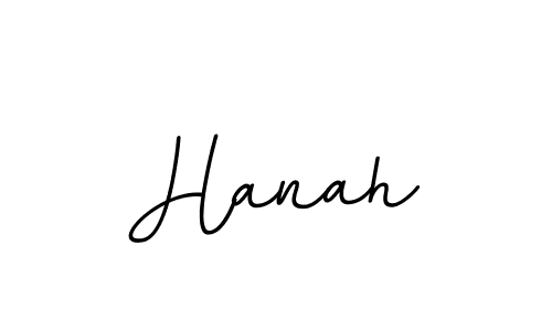 Use a signature maker to create a handwritten signature online. With this signature software, you can design (BallpointsItalic-DORy9) your own signature for name Hanah. Hanah signature style 11 images and pictures png