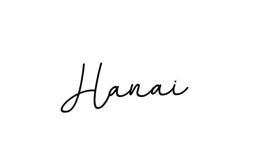 Make a beautiful signature design for name Hanai. With this signature (BallpointsItalic-DORy9) style, you can create a handwritten signature for free. Hanai signature style 11 images and pictures png