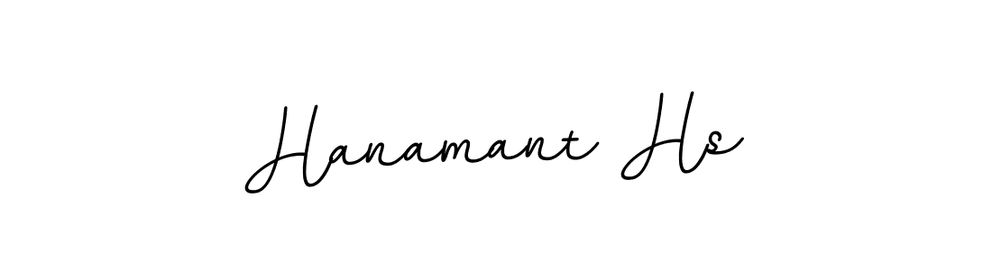 Make a beautiful signature design for name Hanamant Hs. With this signature (BallpointsItalic-DORy9) style, you can create a handwritten signature for free. Hanamant Hs signature style 11 images and pictures png