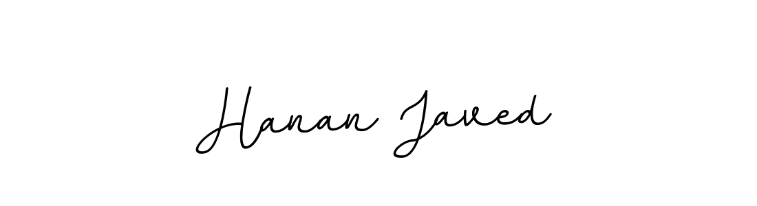 Create a beautiful signature design for name Hanan Javed. With this signature (BallpointsItalic-DORy9) fonts, you can make a handwritten signature for free. Hanan Javed signature style 11 images and pictures png